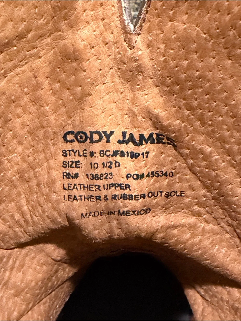 Men's Cody James 10.5 Brown and Olive Western Cowboy Boots